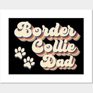 Border Collie Dad Gift For Lovers of Dogs Posters and Art